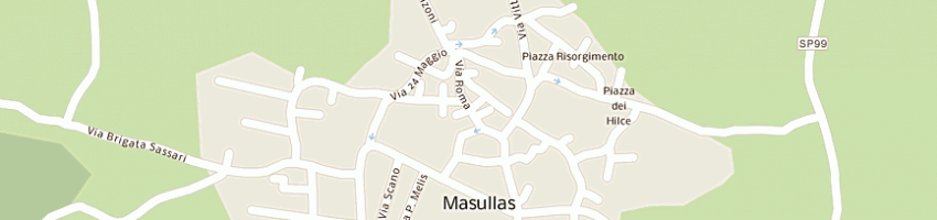 Mappa della impresa banco di sardegna spa a MASULLAS