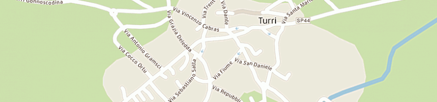 Mappa della impresa comune di turri a TURRI
