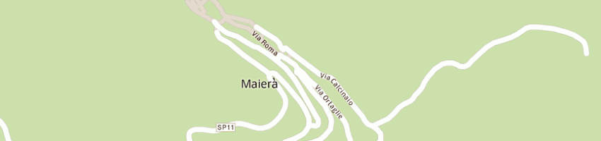 Mappa della impresa ristorante di aligia srl  a MAIERA 