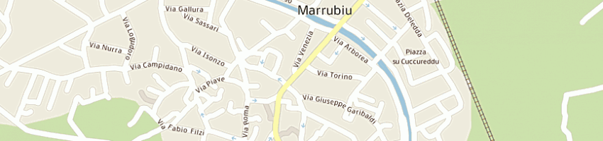 Mappa della impresa pascalmarket di pascalis giustina e lucia snc a MARRUBIU
