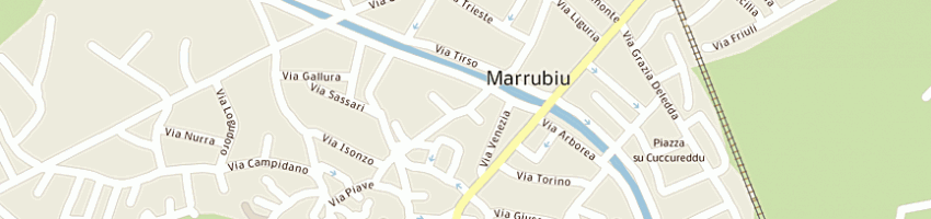 Mappa della impresa scanu beniamino a MARRUBIU