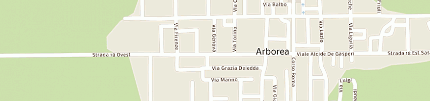 Mappa della impresa occhialitaliani di massimiliano pispisa a ARBOREA