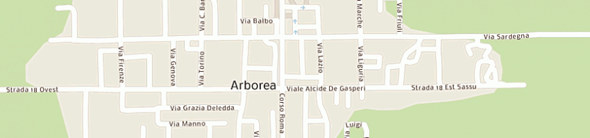 Mappa della impresa solinas salvatore a ARBOREA