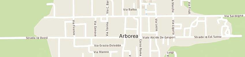 Mappa della impresa banco di sardegna a ARBOREA