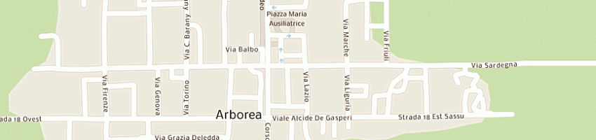 Mappa della impresa bozzato mirella a ARBOREA
