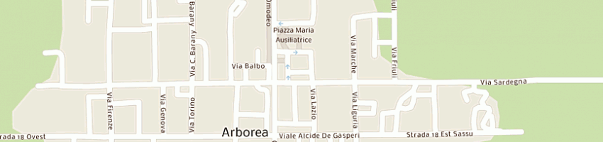 Mappa della impresa bozzato mirella a ARBOREA
