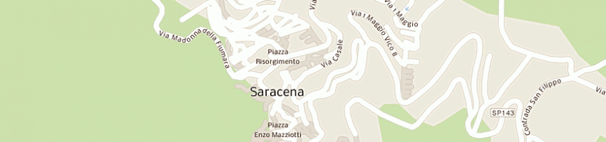 Mappa della impresa la cava rosario  a SARACENA