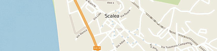 Mappa della impresa barreca giuseppe  a SCALEA