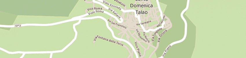 Mappa della impresa municipio  a SANTA DOMENICA TALAO