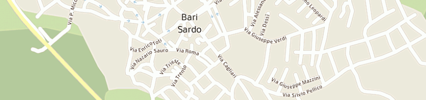 Mappa della impresa tabacchi pinna giancarla a BARI SARDO