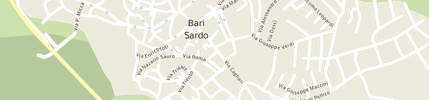 Mappa della impresa sagi di mereu gian pietro sas a BARI SARDO