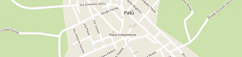 Mappa della impresa pedone pasquale a PATU 