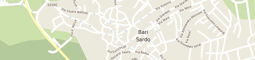Mappa della impresa bgl di ligas antonio e c snc a BARI SARDO