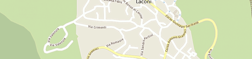Mappa della impresa consorzio turistico sa perda' e iddocca a LACONI