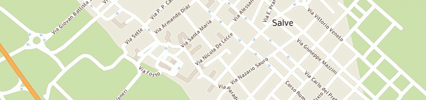 Mappa della impresa siti immobiliare di negro umberto a SALVE