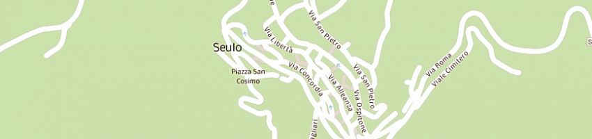 Mappa della impresa associazione turistica pro loco a SEULO