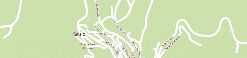 Mappa della impresa comune di seulo a SEULO