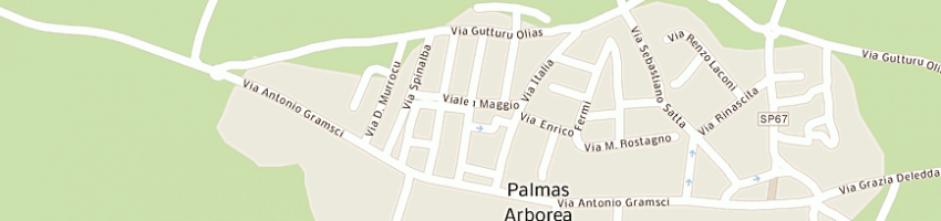 Mappa della impresa scuola materna s agnese a PALMAS ARBOREA