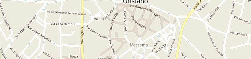 Mappa della impresa libreria canu di canu mauro a ORISTANO