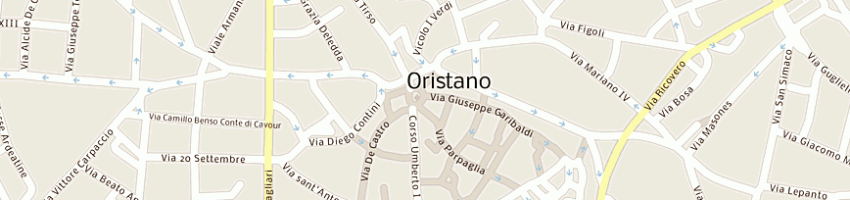 Mappa della impresa azzurro srl a ORISTANO