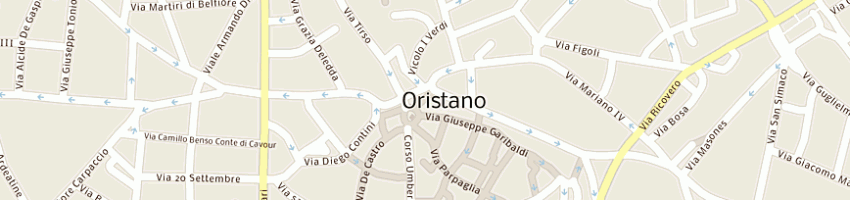Mappa della impresa ghyne' di francesca tola a ORISTANO