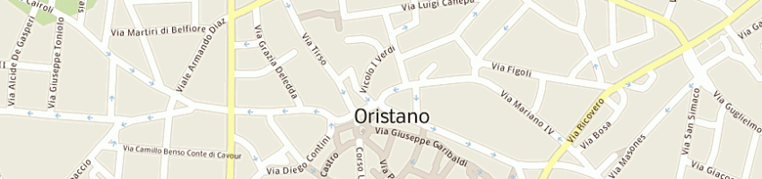 Mappa della impresa ristorante pizzeria la torre a ORISTANO