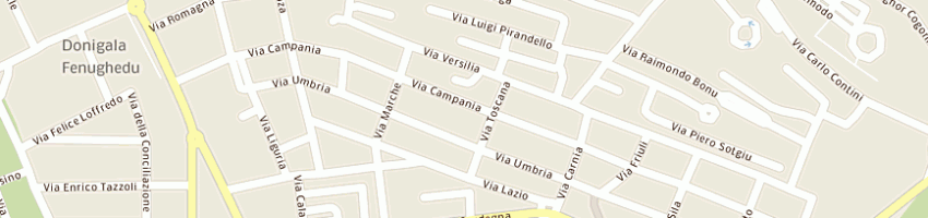 Mappa della impresa mura gianni cellular hospital a ORISTANO