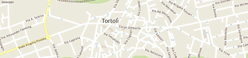 Mappa della impresa pittau fabio a TORTOLI 