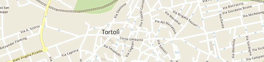 Mappa della impresa privilegio di dettori roberta a TORTOLI 