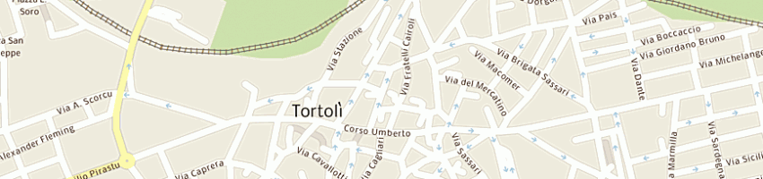 Mappa della impresa giacobbe giuseppe a TORTOLI 