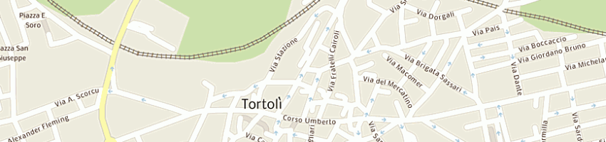 Mappa della impresa edicola la piazzetta a TORTOLI 