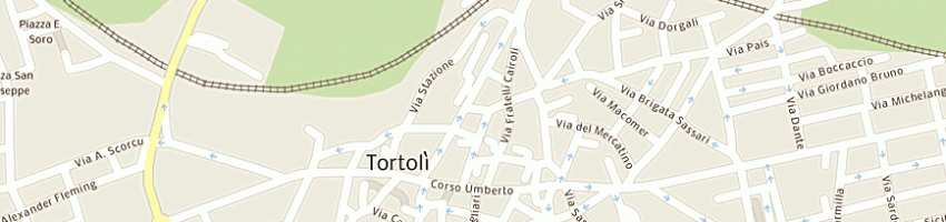 Mappa della impresa castiglia giuseppe a TORTOLI 