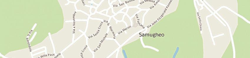 Mappa della impresa sanna basilio a SAMUGHEO
