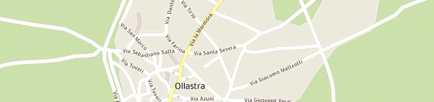 Mappa della impresa associazione turistica pro loco ollastra a OLLASTRA