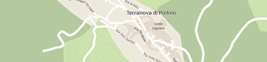 Mappa della impresa albergo ristorante 'la grotta' di guarino giovanni c a TERRANOVA DI POLLINO