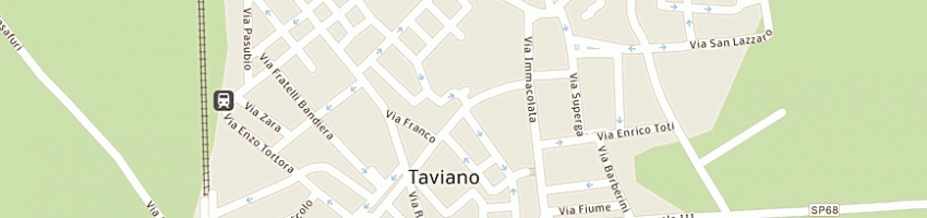 Mappa della impresa de pascalis dante a TAVIANO