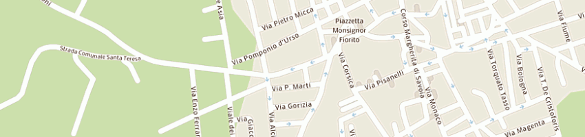 Mappa della impresa carabinieri a RUFFANO