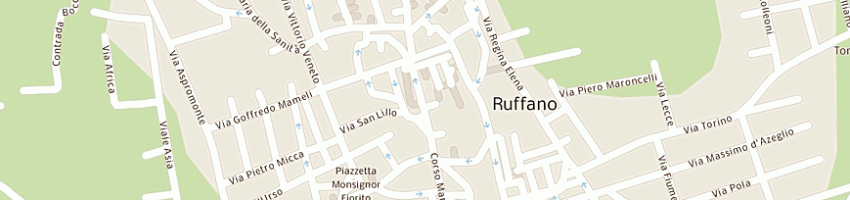 Mappa della impresa farmacia centrale dr mario zappatore a RUFFANO