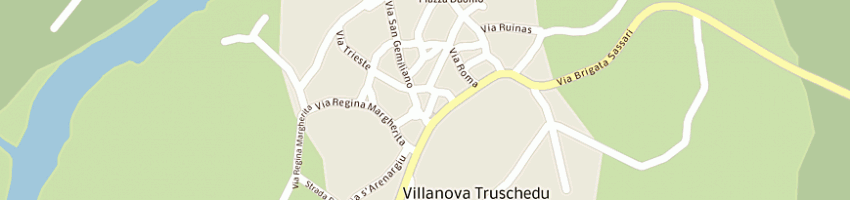 Mappa della impresa comune di villanova truschedu a VILLANOVA TRUSCHEDU