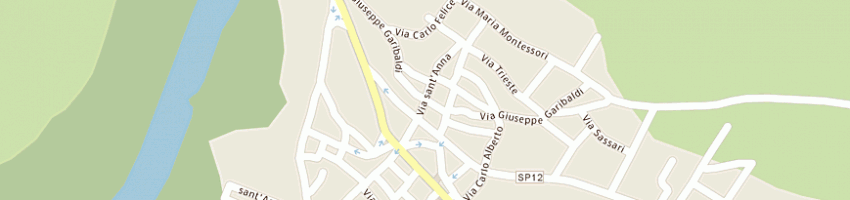 Mappa della impresa molino sinis srl a RIOLA SARDO