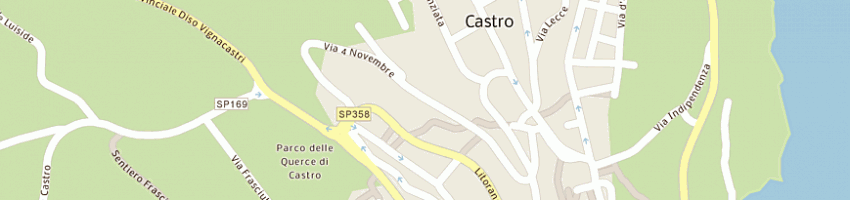 Mappa della impresa fersini antonio a CASTRO