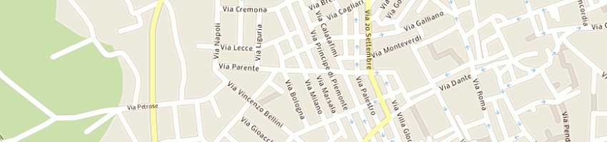 Mappa della impresa moto service di ferilli fabiola a CASARANO