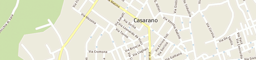 Mappa della impresa tarantino concetta a CASARANO