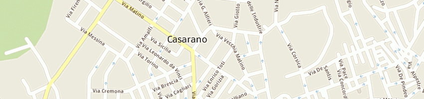 Mappa della impresa elata srl di salvatore nicolazzo a CASARANO