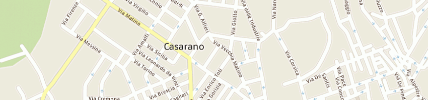 Mappa della impresa ati sgai srl - negro alfio a CASARANO