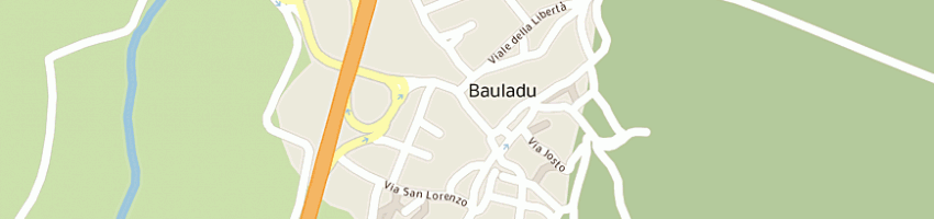 Mappa della impresa aru antonio santino a BAULADU