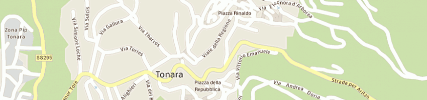Mappa della impresa poste italiane a TONARA