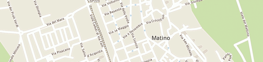 Mappa della impresa municipio di matino a MATINO