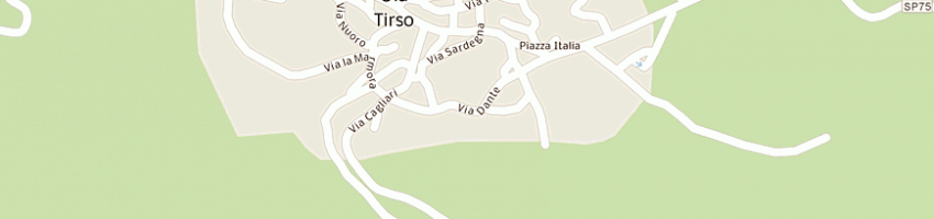 Mappa della impresa poste italiane a ULA TIRSO