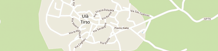 Mappa della impresa cossu angioletta a ULA TIRSO